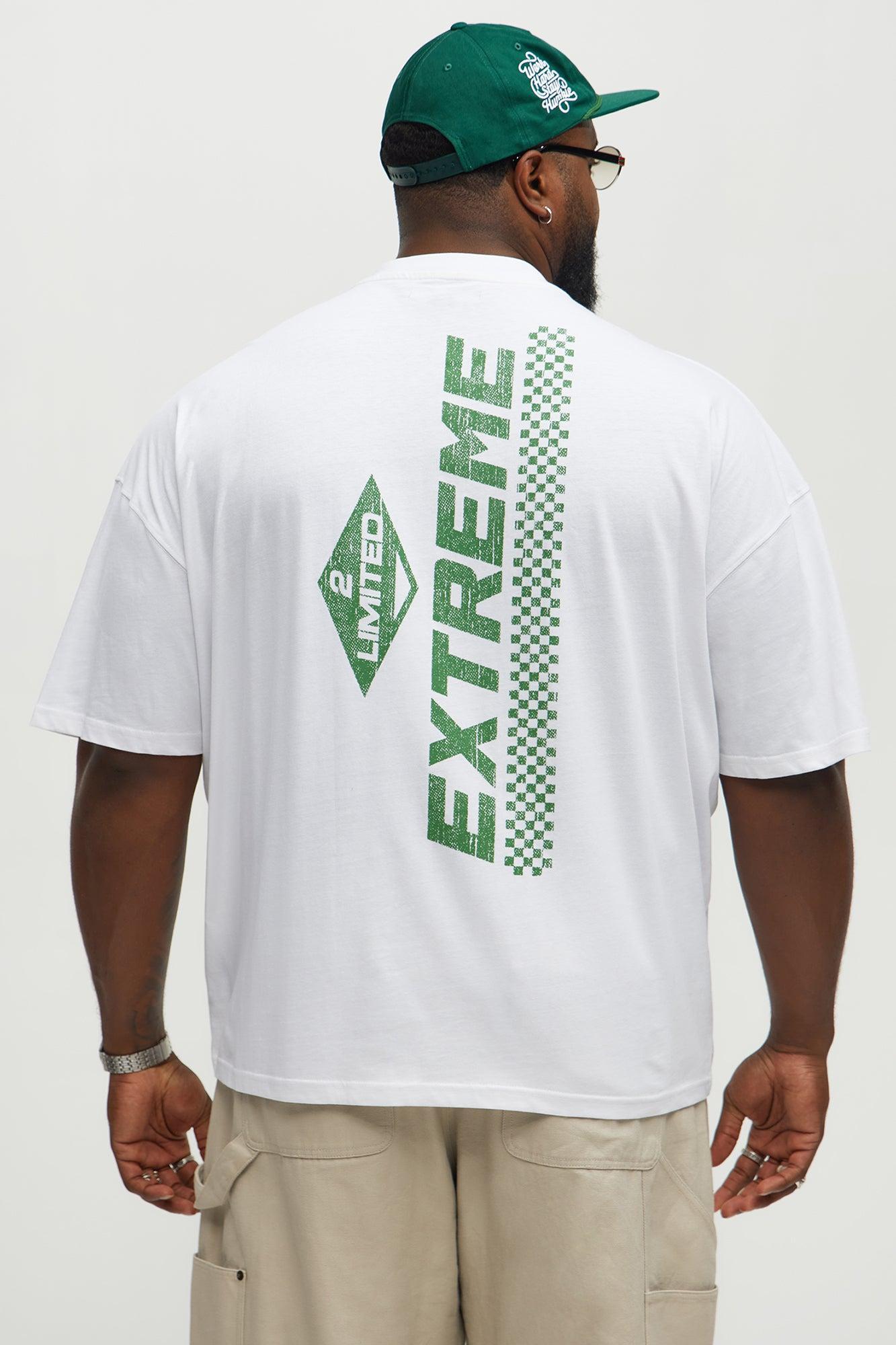 Limited Extreme Oversized Short Sleeve Tee - White Product Image