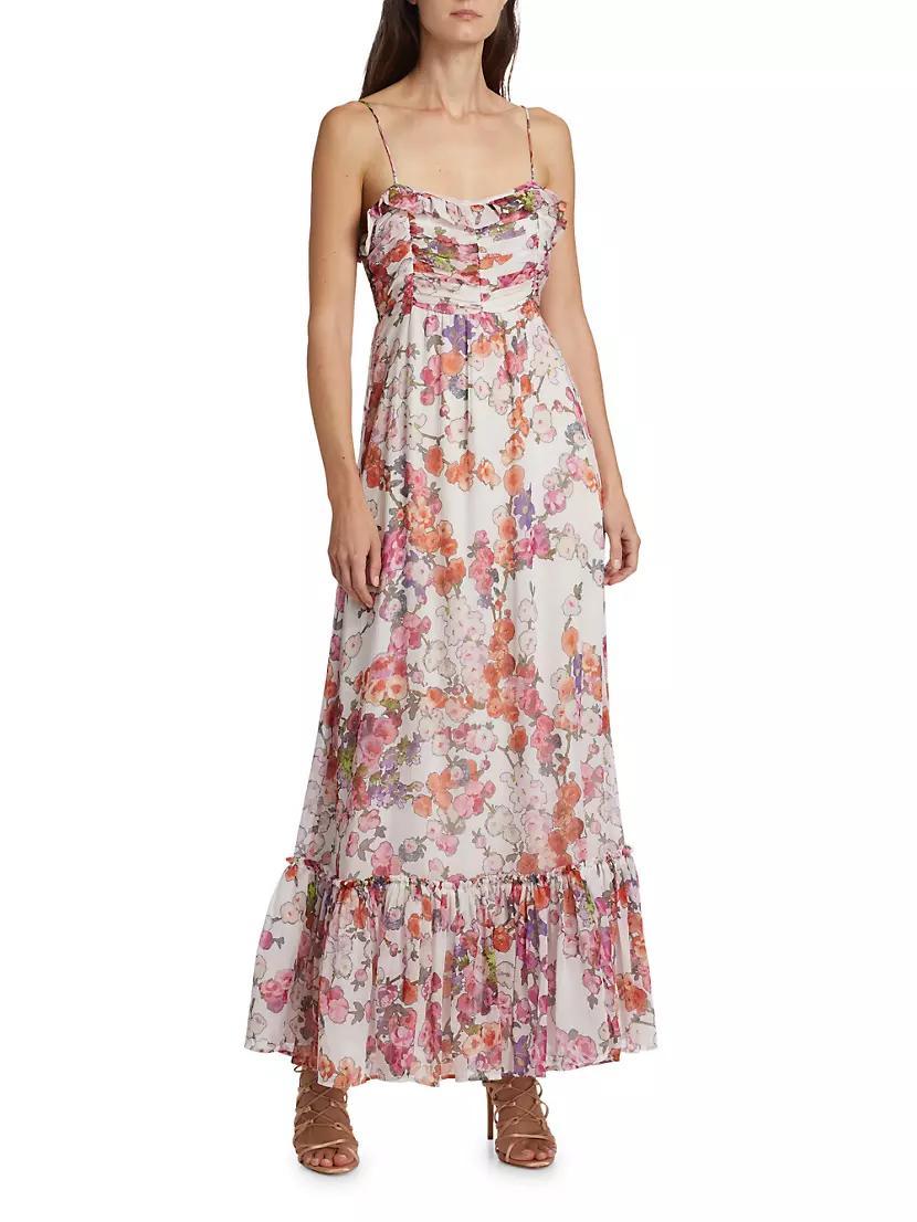 Floral Single-Tiered Maxi Dress Product Image