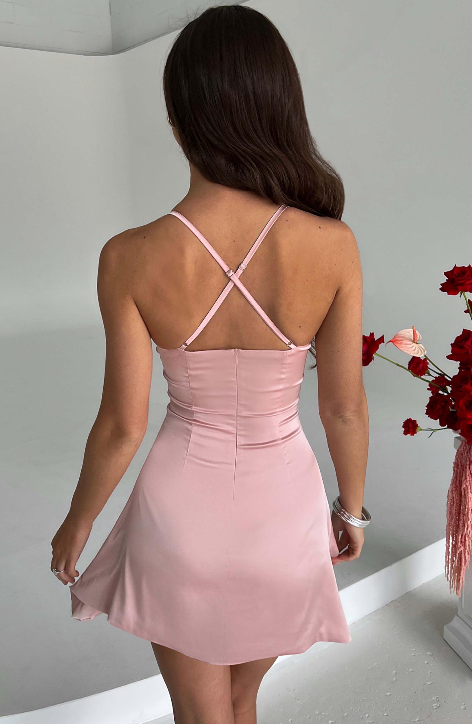Clarise Mini Dress - Blush Product Image