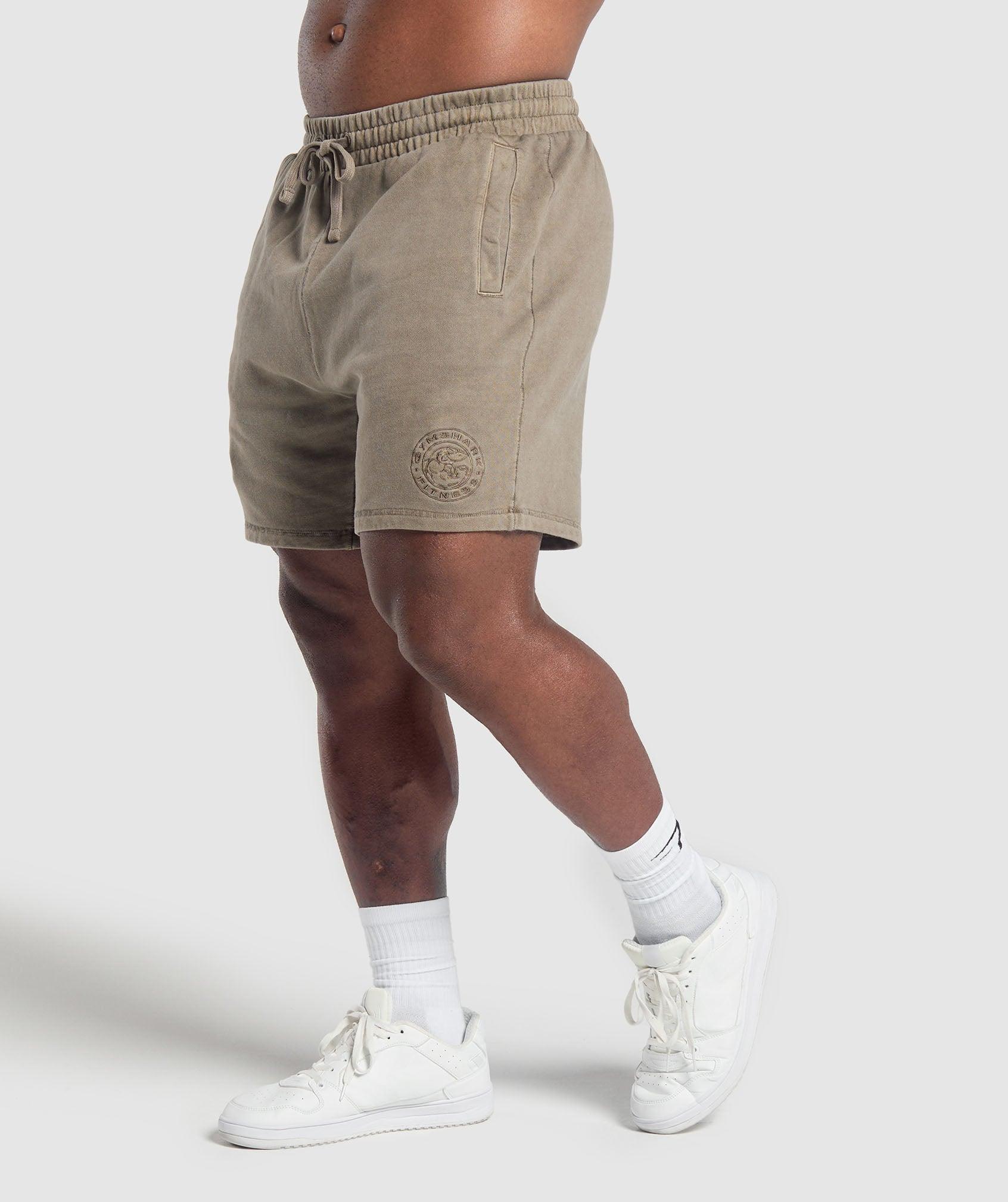 Gymshark Premium Legacy Shorts - Camo Brown Male Product Image