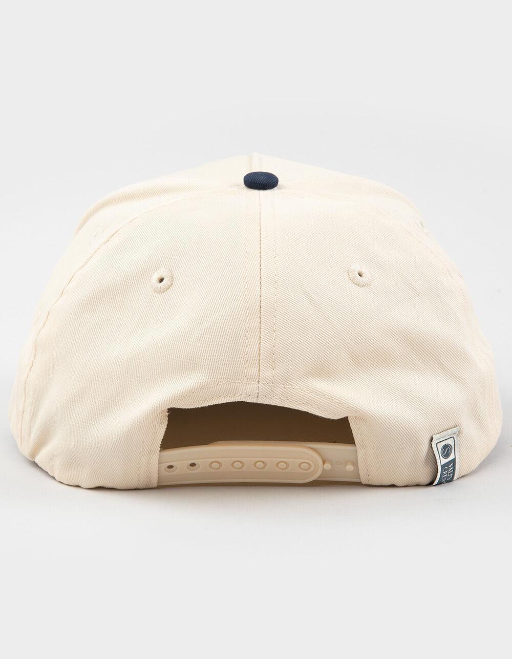 SALTY CREW Brew 5 Panel Snapback Hat - WHT/BLUE Product Image