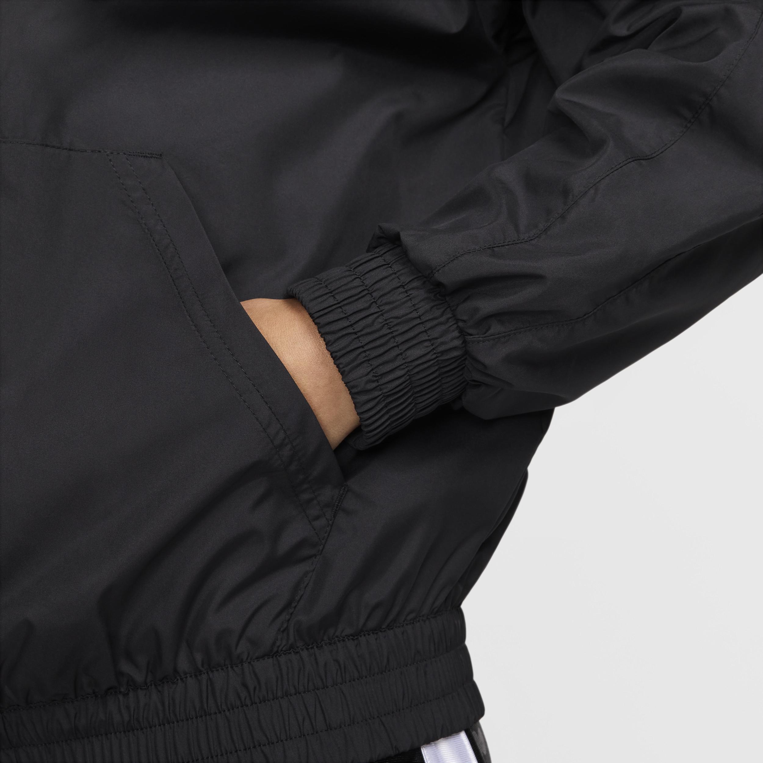 Women's Nike Sportswear UV Protection Loose Hooded Jacket, Size: Medium, Black Product Image