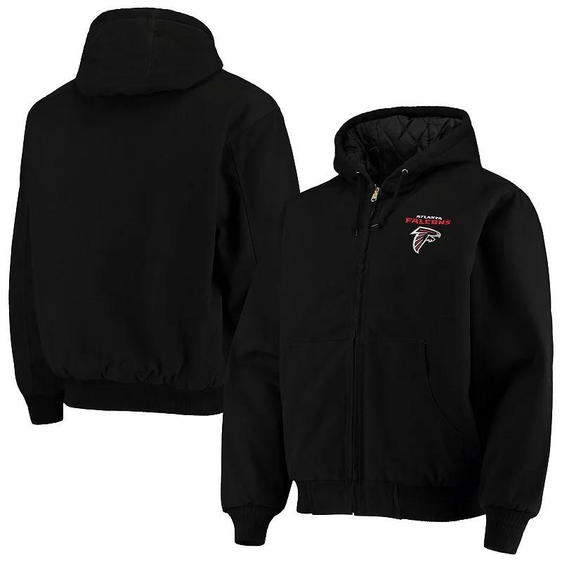 Men's Dunbrooke Black Arizona Cardinals Dakota Cotton Canvas Hooded Jacket, Size: Medium Product Image