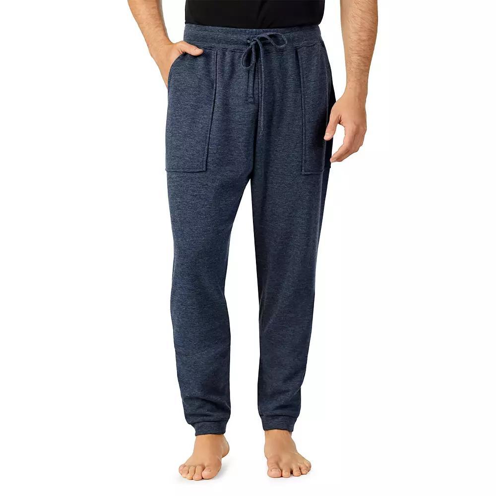 Big & Tall Cuddl Duds Essentials Banded-Bottom Pajama Pant, Men's, Size: 3XB, Blue Blue Product Image