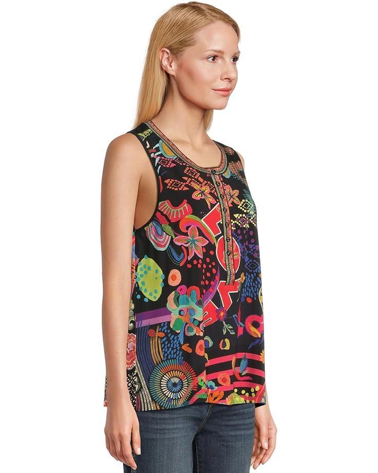 Women's Johnny Was The Janie Favorite Henley Swing Tank- Jenny Product Image