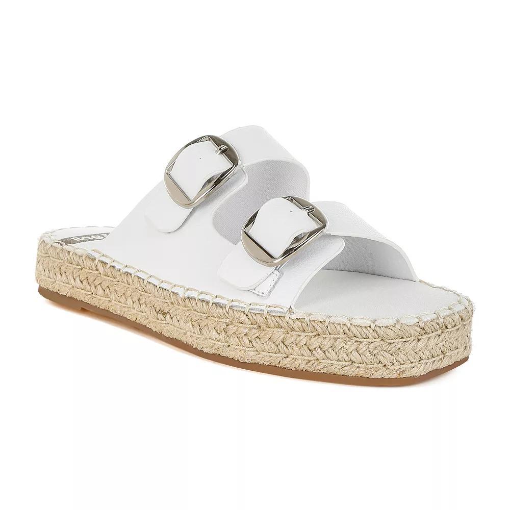 Rag & Co Palala Women's Sandals, Size: 8.5, White Product Image