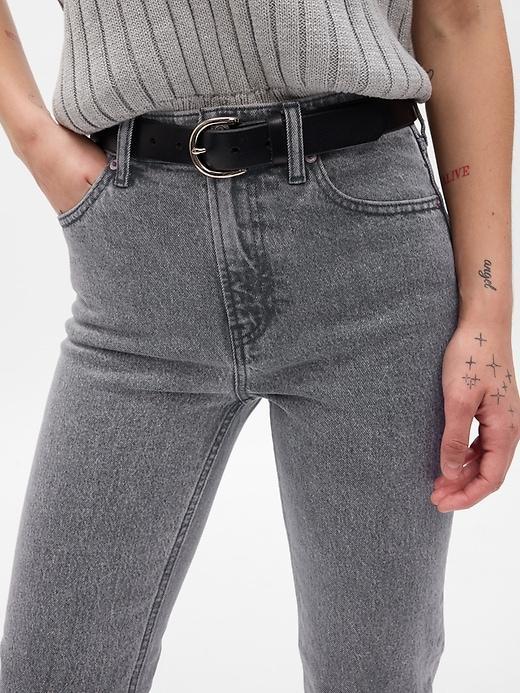 High Rise Studded &apos;90s Straight Jeans Product Image