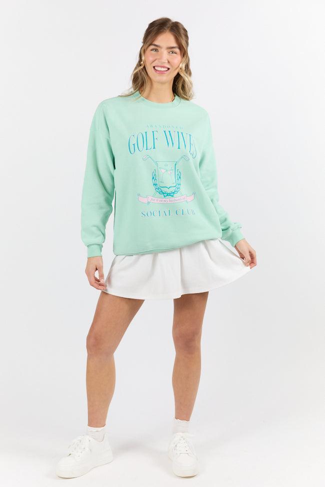 Golf Wives Social Club Mint Graphic Sweatshirt Product Image