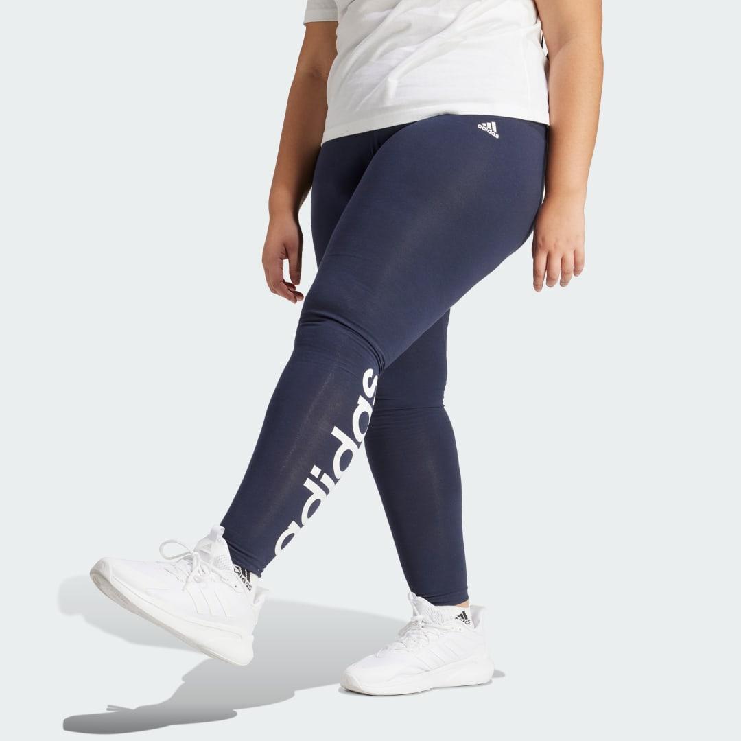 Plus Size adidas Essential Linear High-Waisted Leggings, Womens Product Image