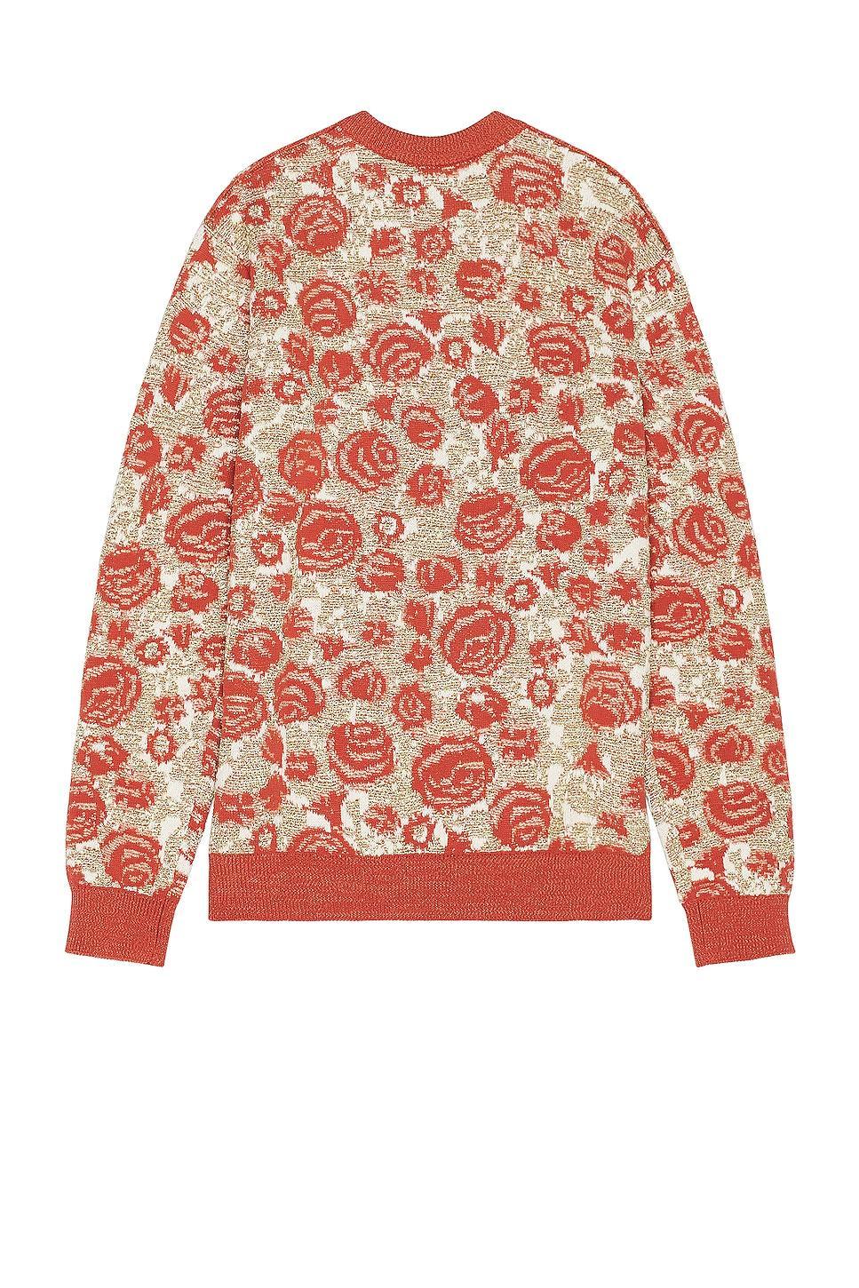 Acne Studios Graphic Sweater in Pink Product Image