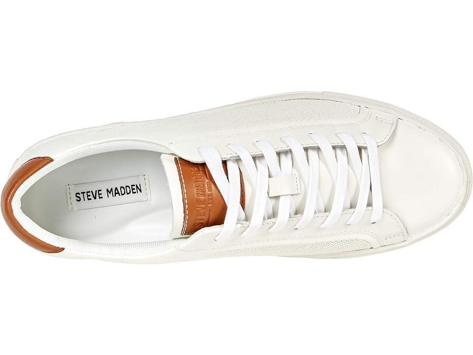 Steve Madden Finneas Cognac Leather) Men's Shoes Product Image