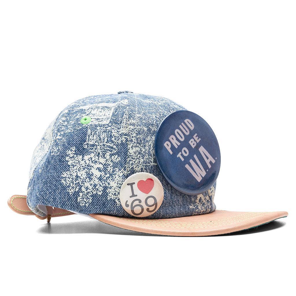 Teresa Reconstructed Denim Hat - Indigo Male Product Image