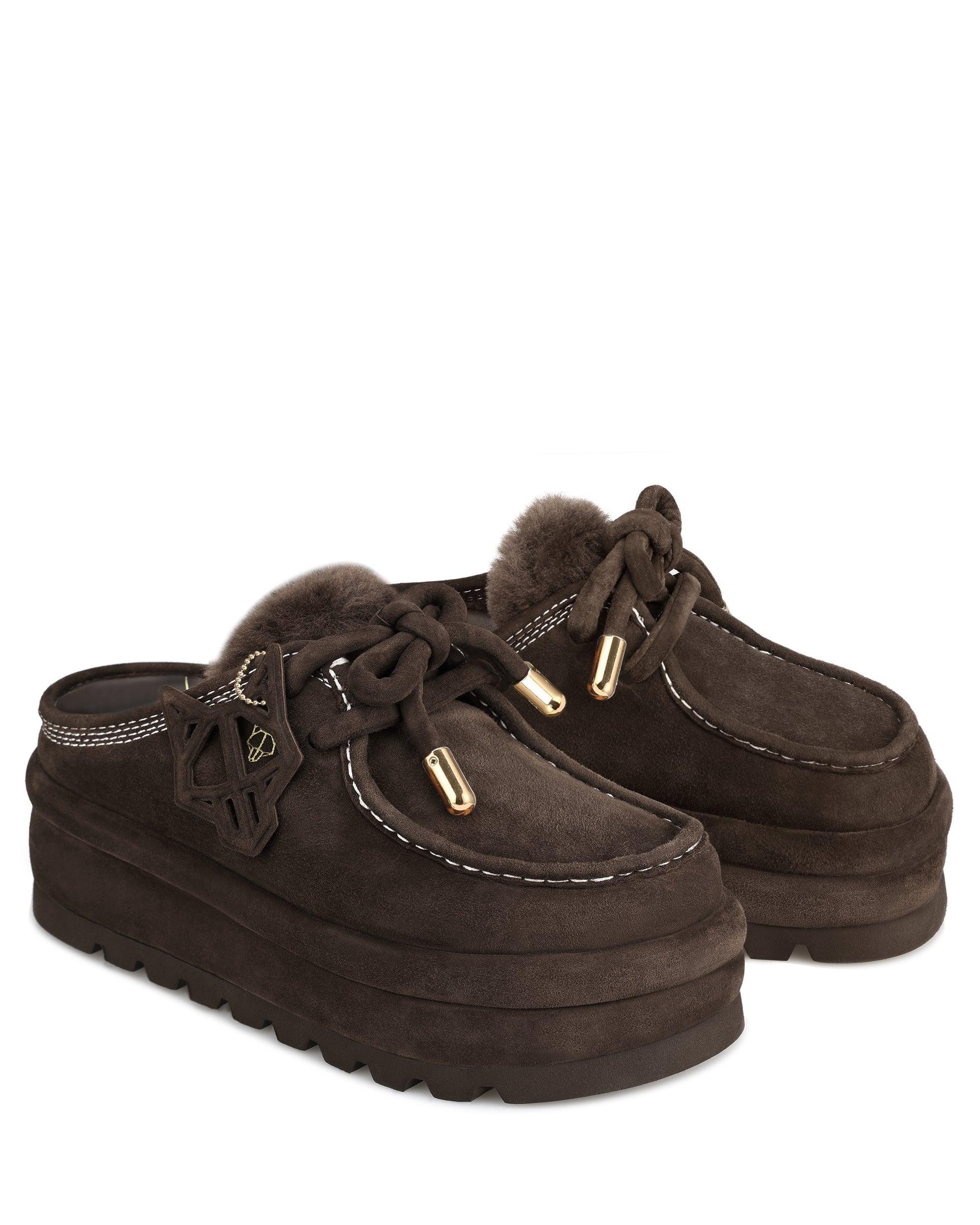 Blizzard Chocolate Suede/Shearling Product Image