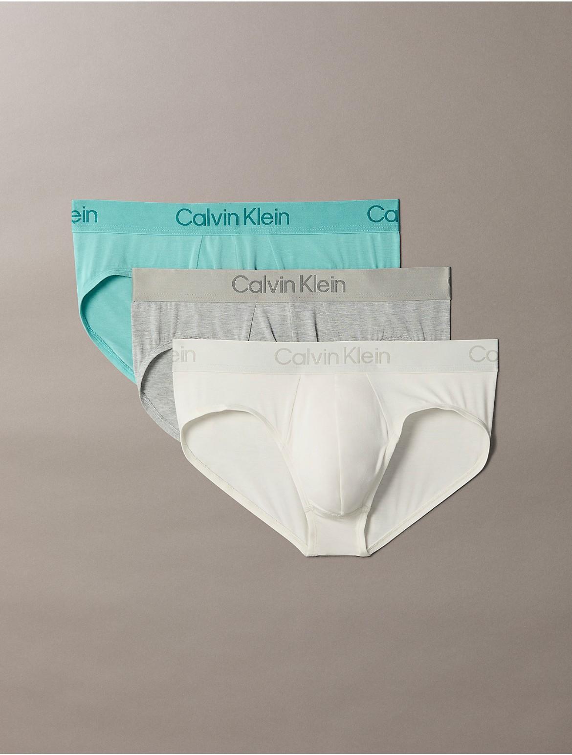 Calvin Klein Mens Ultra Soft Modal 3-Pack Hip Brief - Multi Product Image