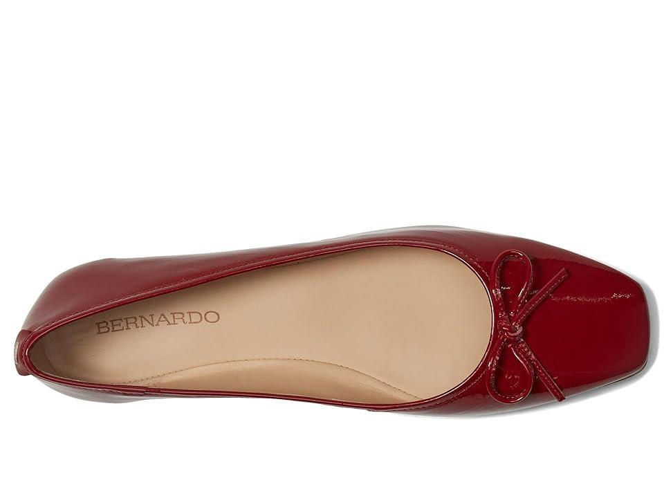 Gwynn Leather Bow Ballerina Flats Product Image