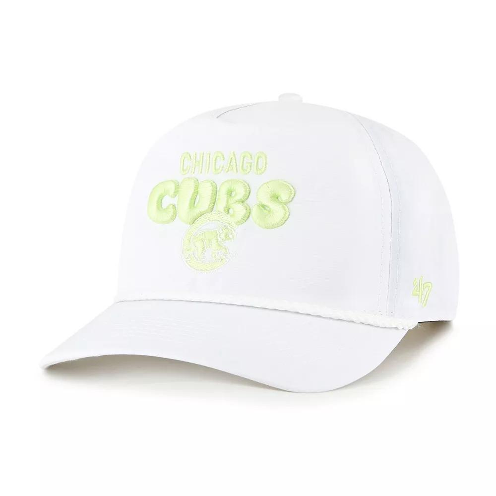 Women's '47  White Chicago Cubs Bright Side Adjustable Hitch Hat Product Image