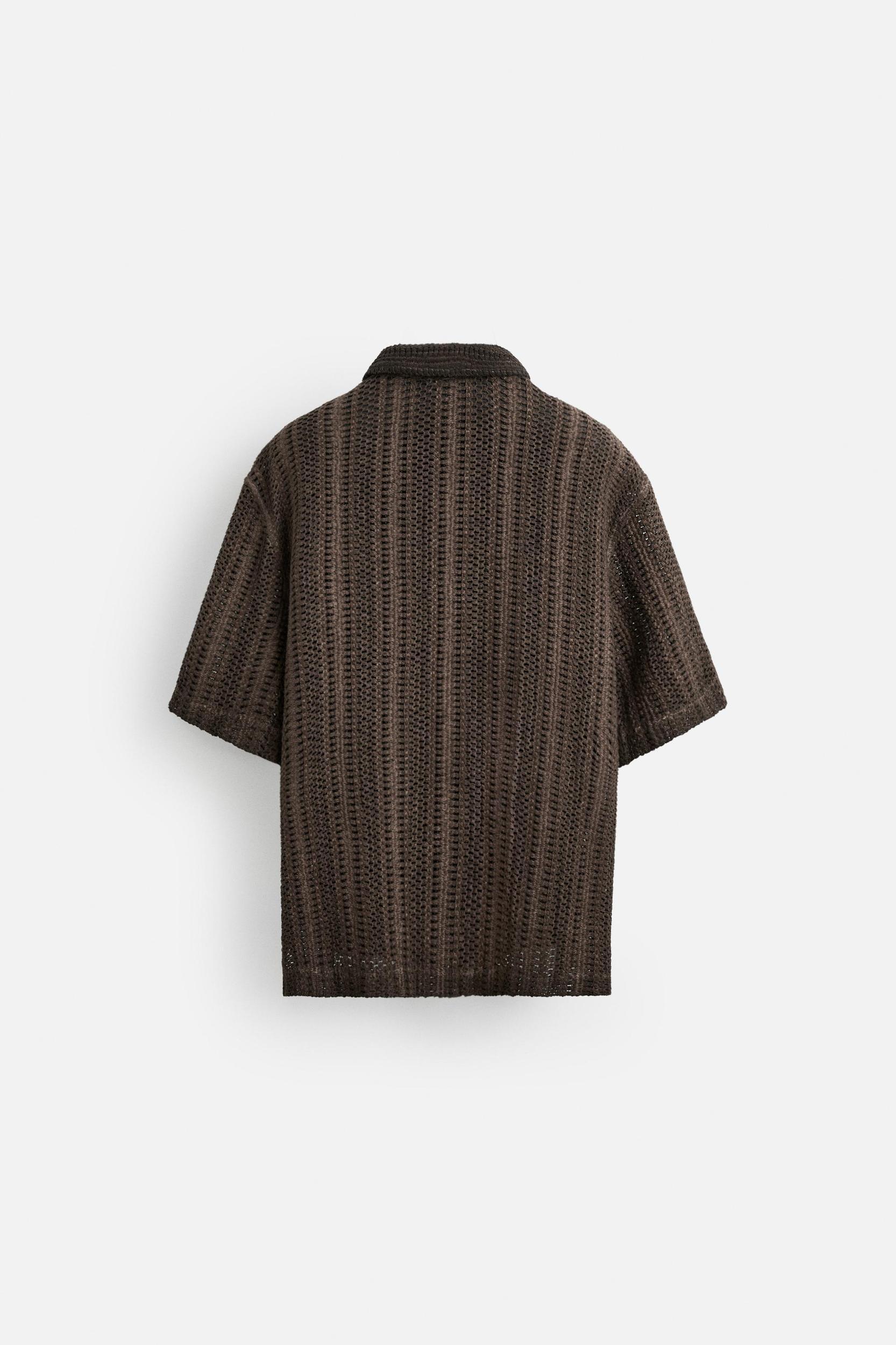 OPEN WEAVE POLO SHIRT Product Image