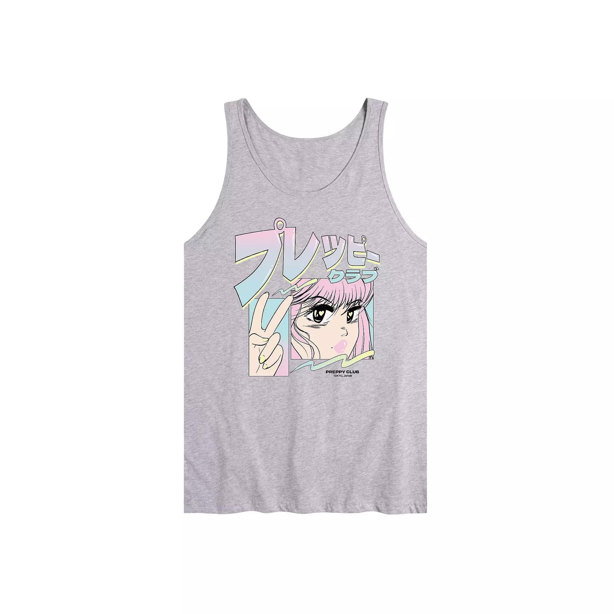 Mens Anime Preppy Club Tank Top Product Image