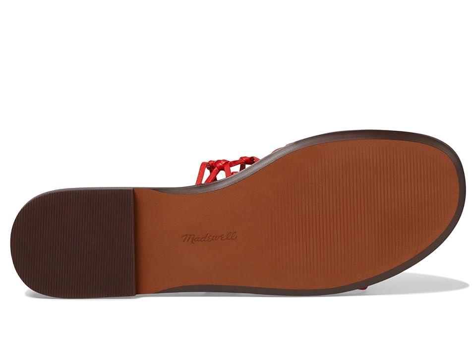 Madewell Taryn Knotted Slide (Chocolate Raisin) Women's Sandals Product Image