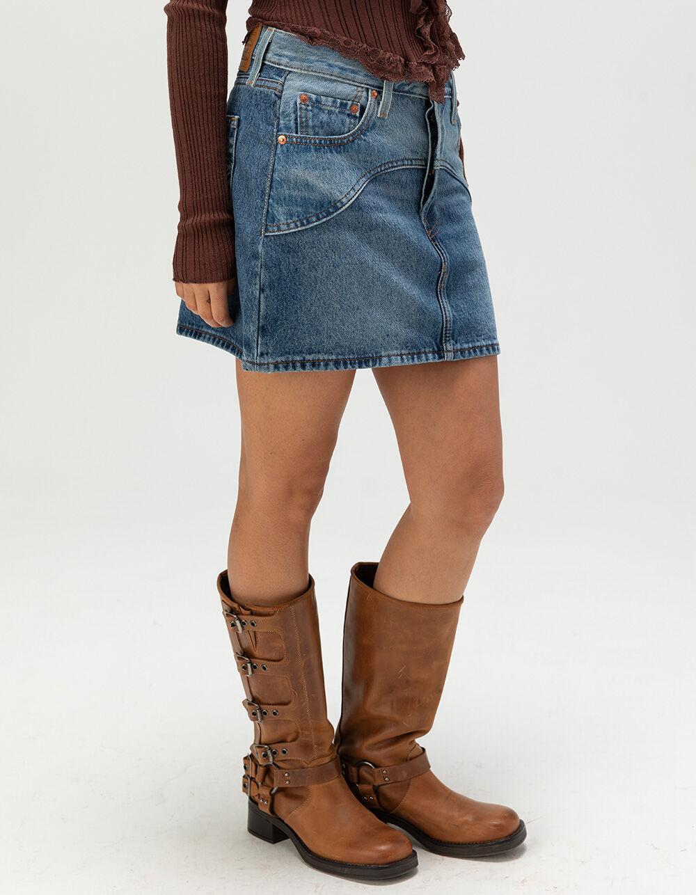 LEVI'S Premium Western Icon Women's Skirt - Ironic Iconic - RINSE Product Image