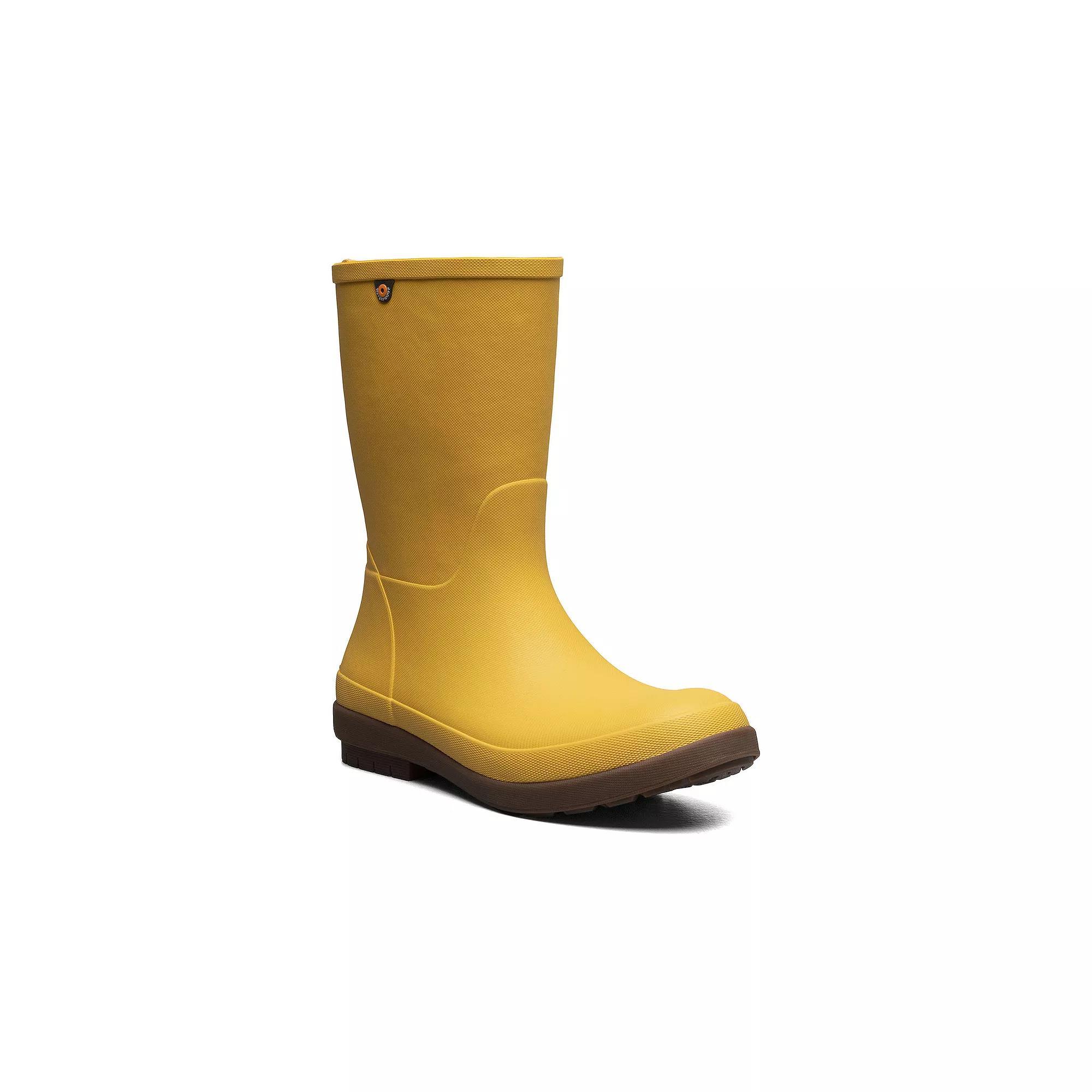 Bogs Amanda II Mid Women's Waterproof Rain Boots, Size: 9, Yellow Product Image