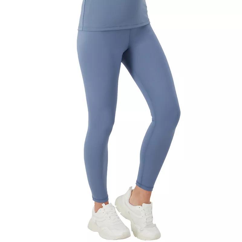 Women's Hanes Moves™ 7/8 Leggings with Internal Pockets, Size: Large, Blue Dive Product Image