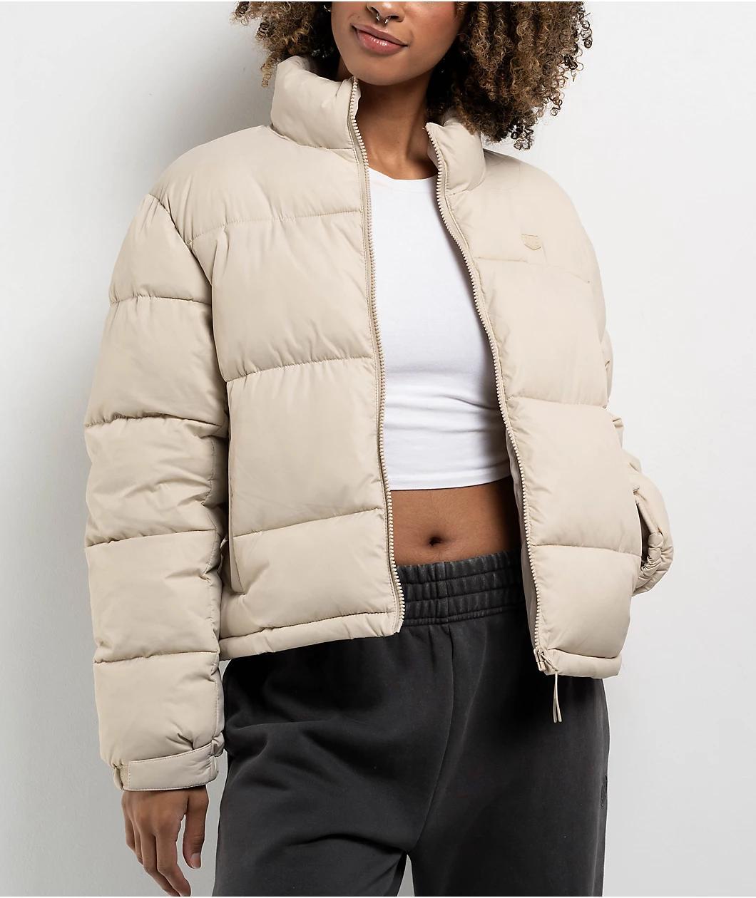 Dravus Aurora Cream Puffer Jacket Product Image