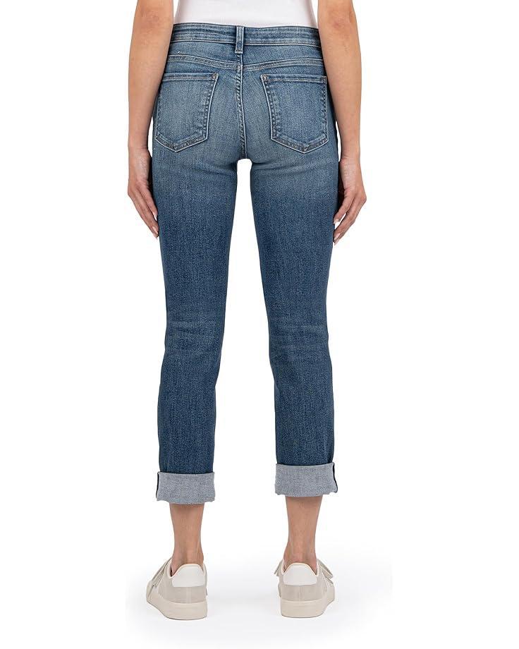 Amy Crop Straight-Wstbnd Double Btn Roll Up Product Image