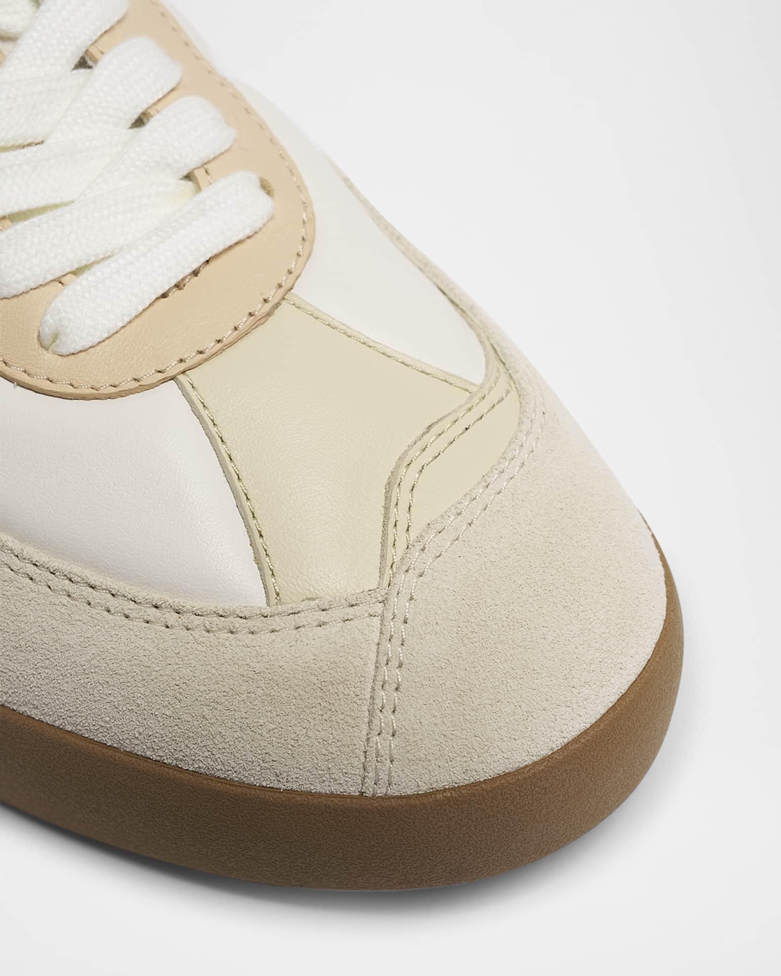 Kick Smooth Leather and Suede Sneaker Mules Product Image