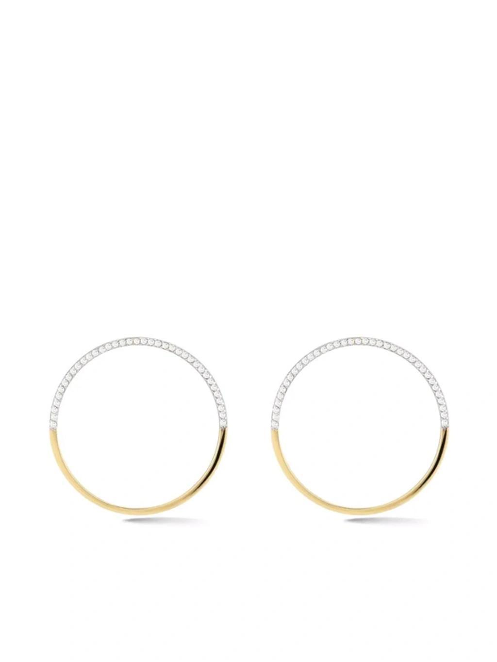 MATEO 14kt Yellow Gold Large Halfmoon Earrings Product Image