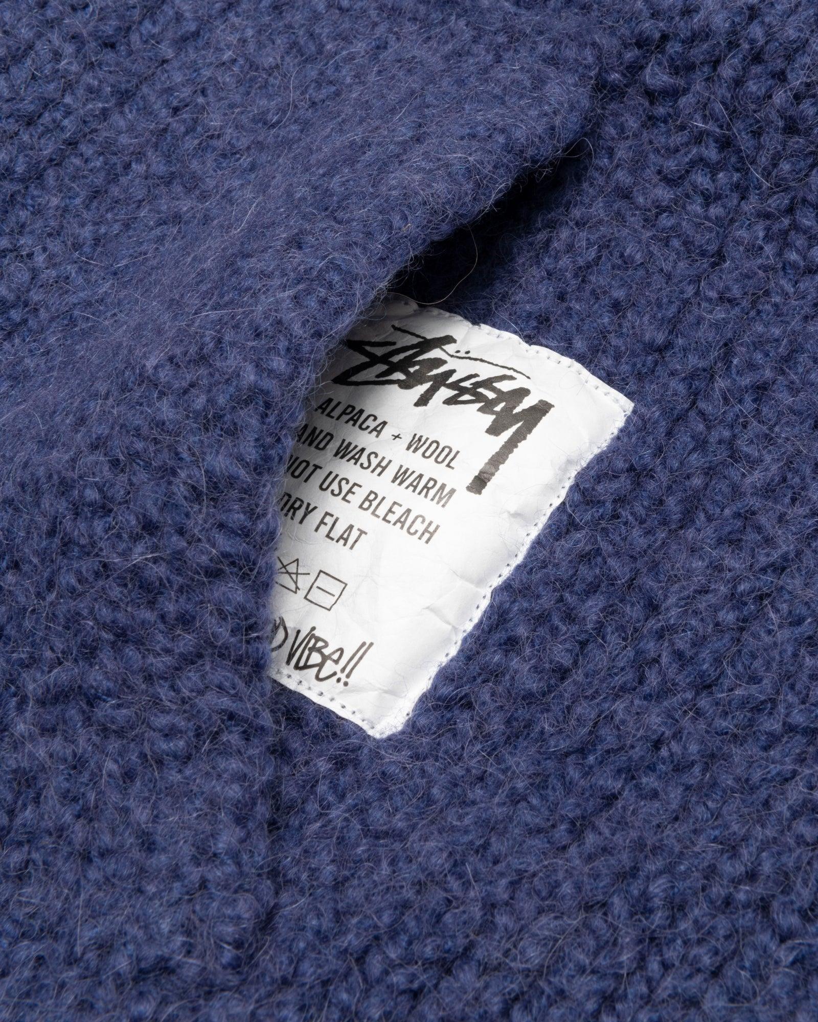 CHUNKY KNIT ZIP HOODIE Male Product Image