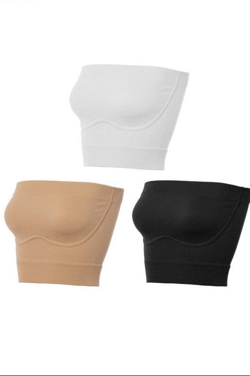 Ribbed Tube Tops Product Image