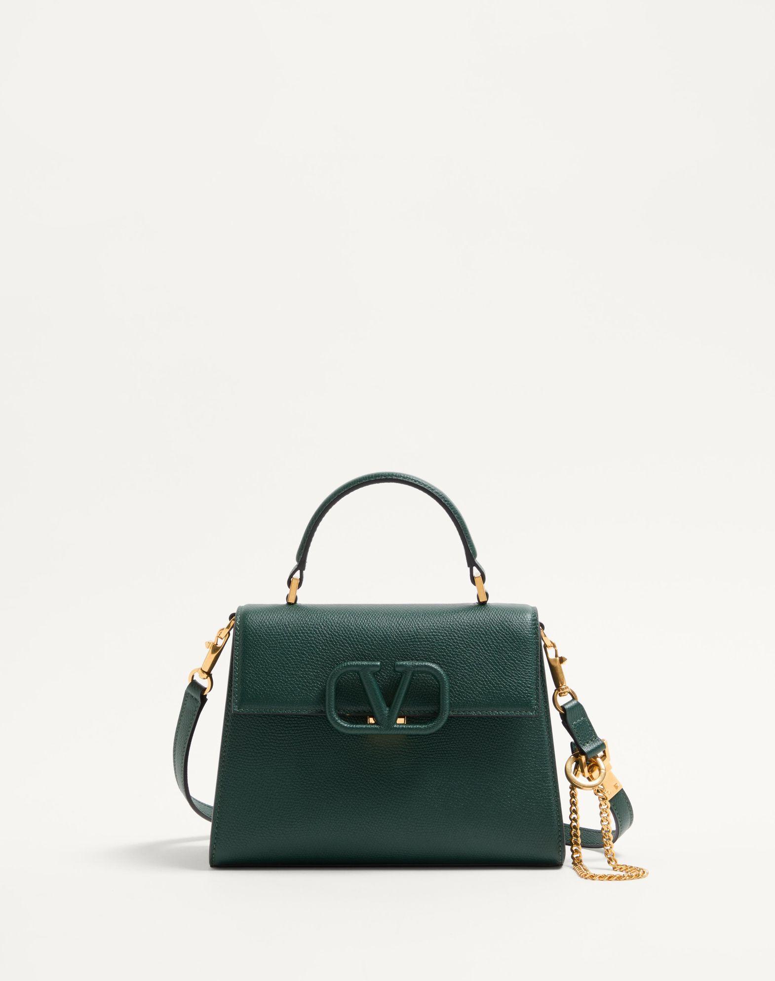 Small Vsling Grainy Calfskin Handbag Product Image