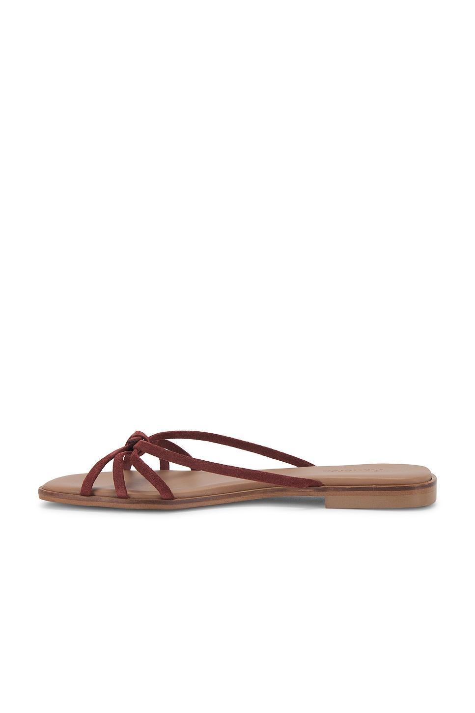 Mimosa Leather Suede Sandal Flattered Product Image