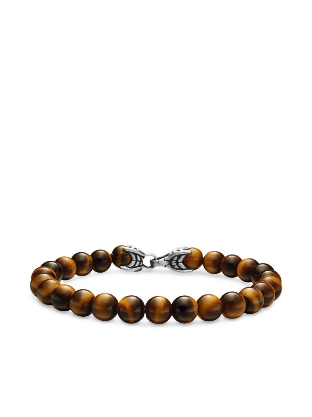 sterling silver Spiritual Beads bracelet (8mm) Product Image