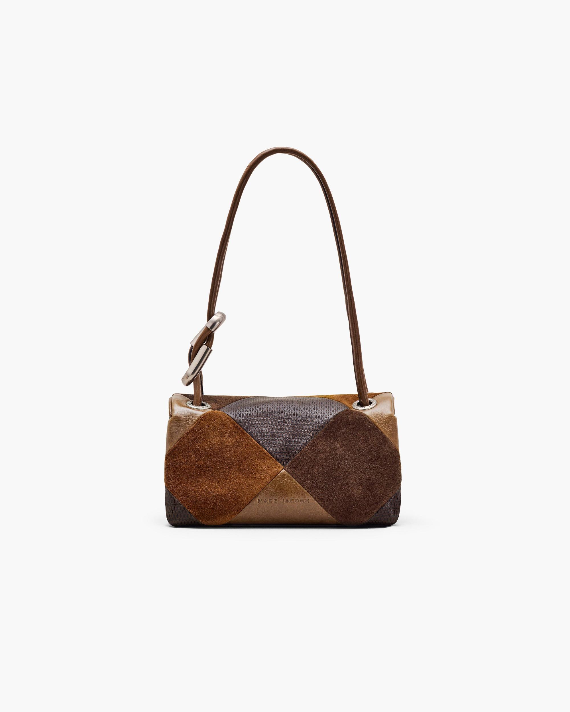 The Suede Patchwork Mini Dual Shoulder Bag Product Image