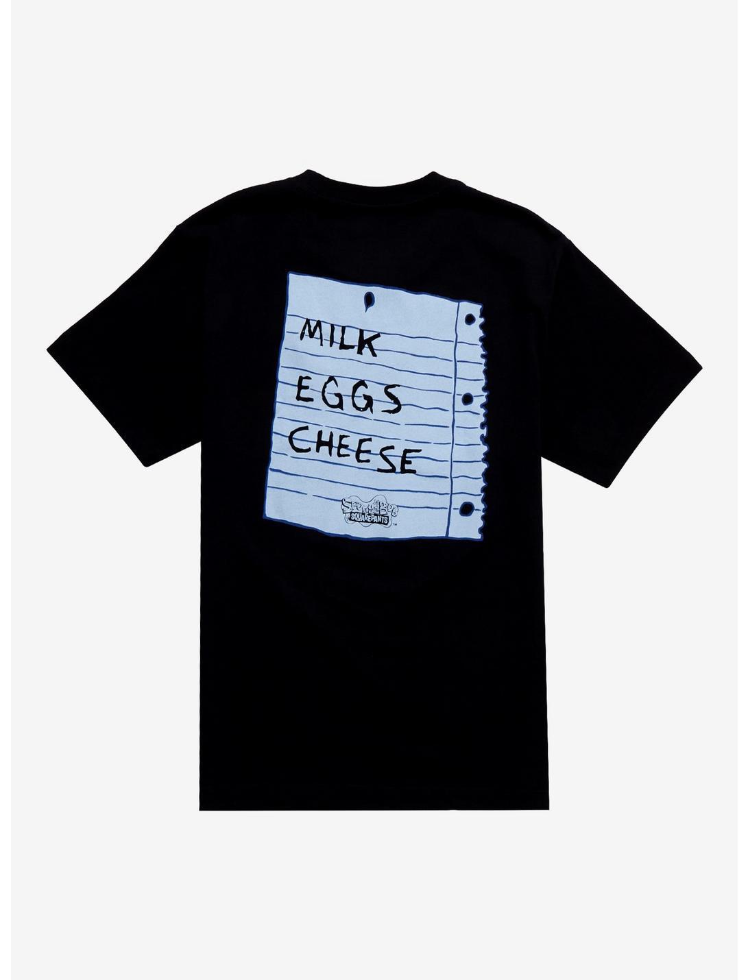 SpongeBob SquarePants Shopping List Ghost T-Shirt Product Image