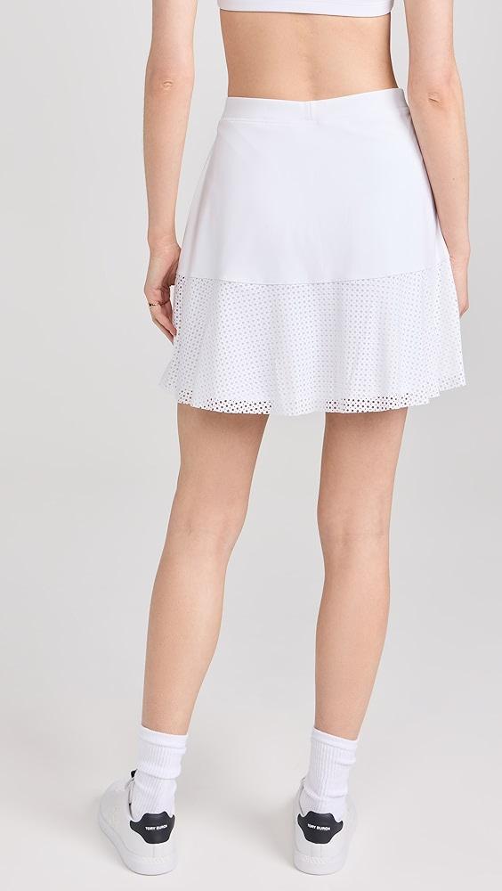 RLX Ralph Lauren 4-Way Stretch Eyelet Flare Skort | Shopbop Product Image