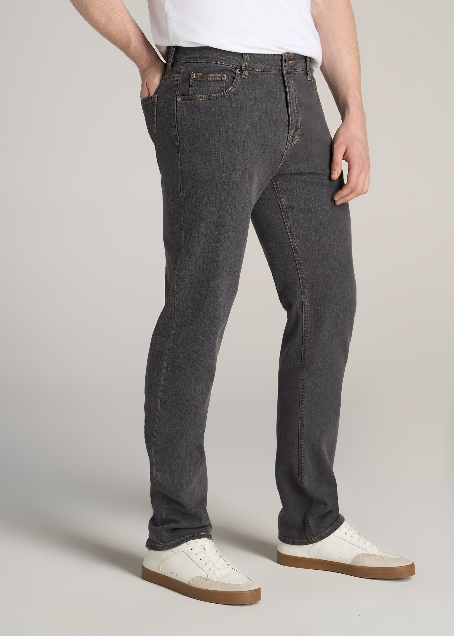 J1 STRAIGHT LEG Jeans for Tall Men in Grey Product Image