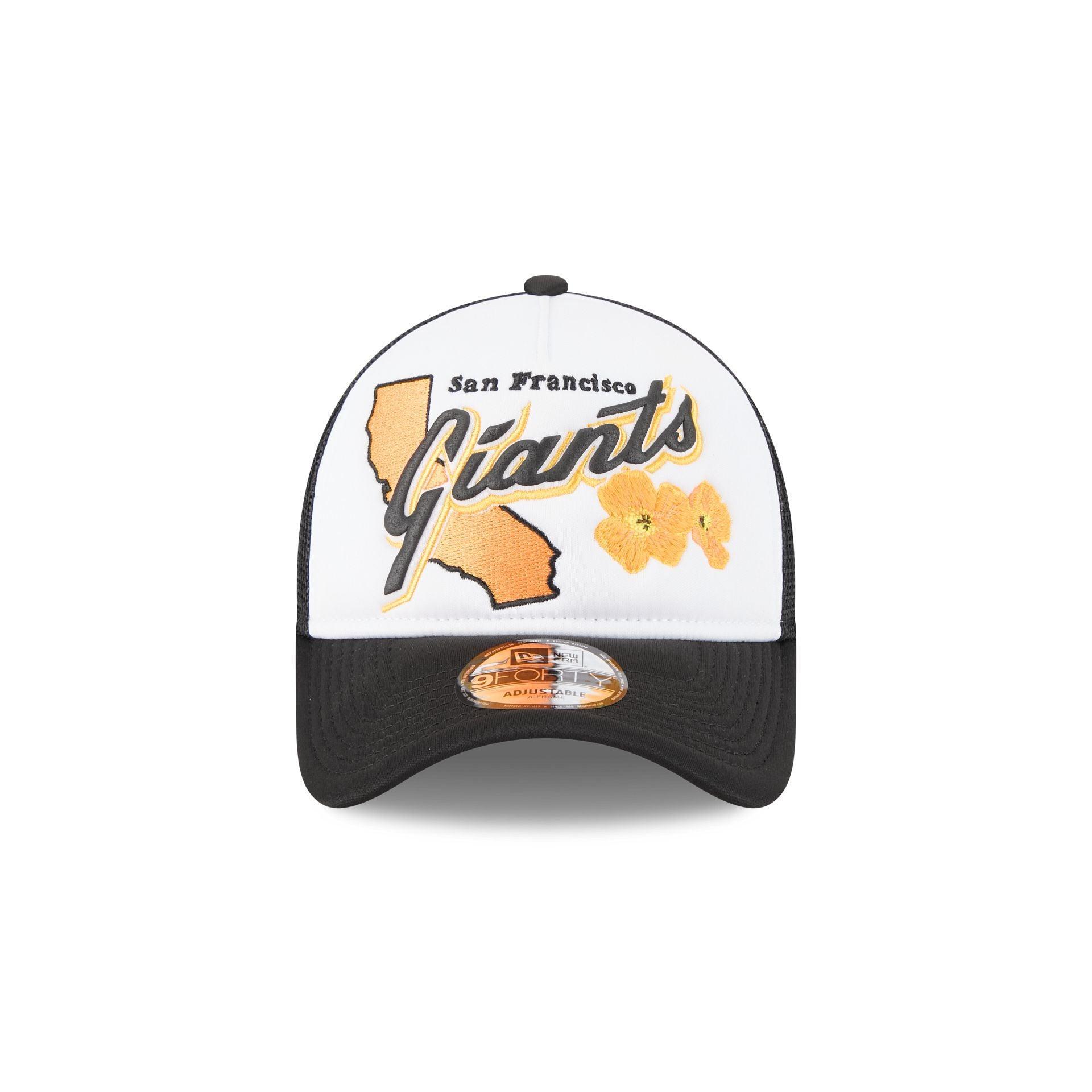 San Francisco Giants State Flower 9FORTY A-Frame Trucker Hat Male Product Image