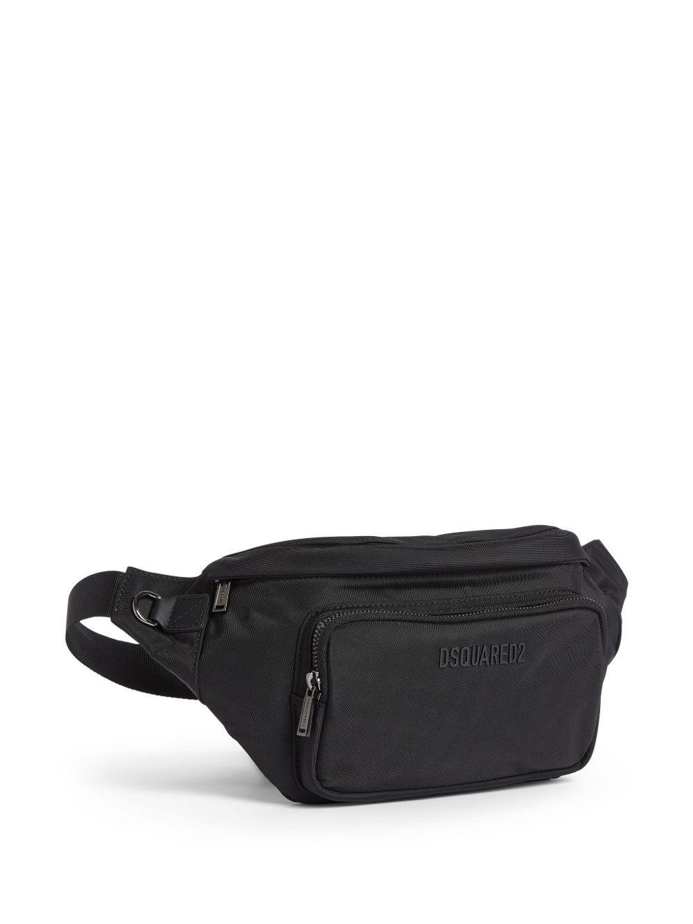 logo-embossed canvas belt bag Product Image