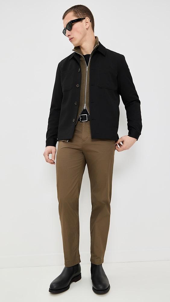 Club Monaco Stitch Full Zip Cardigan | Shopbop Product Image