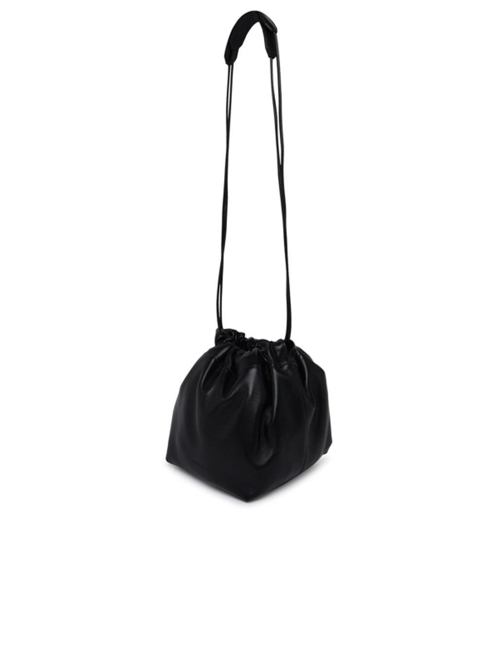 JIL SANDER Black Leather Bag Woman Product Image