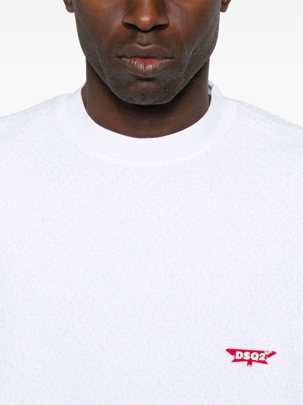 cloth-effect T-shirt Product Image