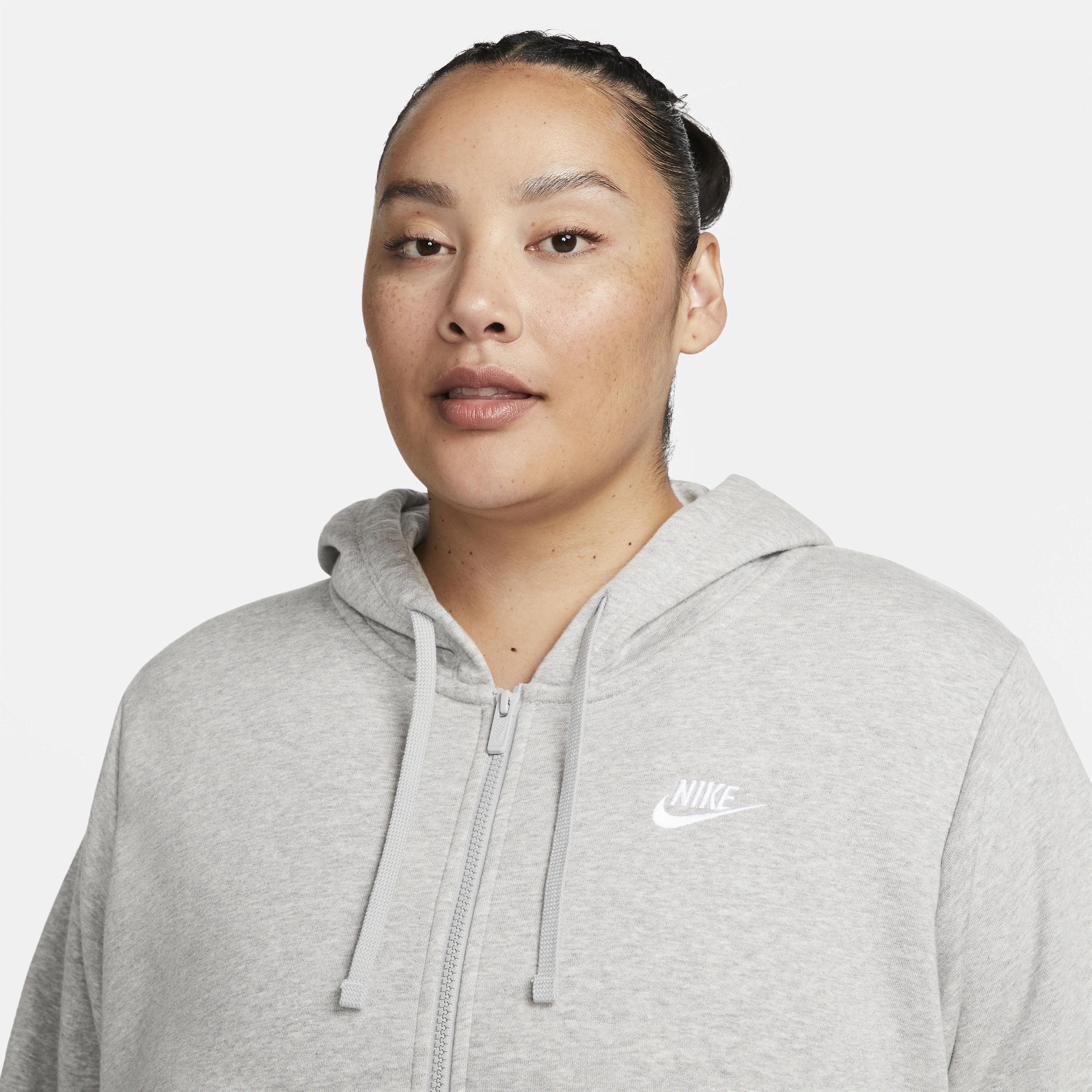 Nike Sportswear Club Fleece Women's Full-Zip Hoodie (Plus Size) Product Image