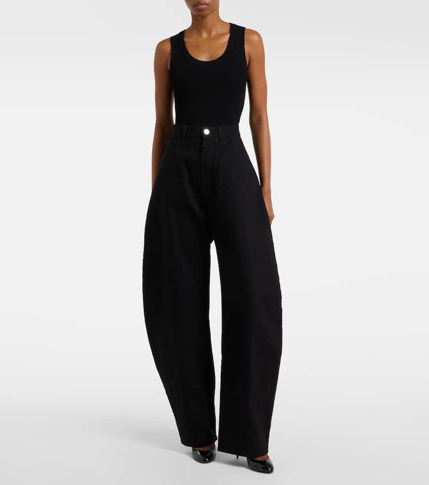 ALAÏA Tank Bodysuit In Black Product Image