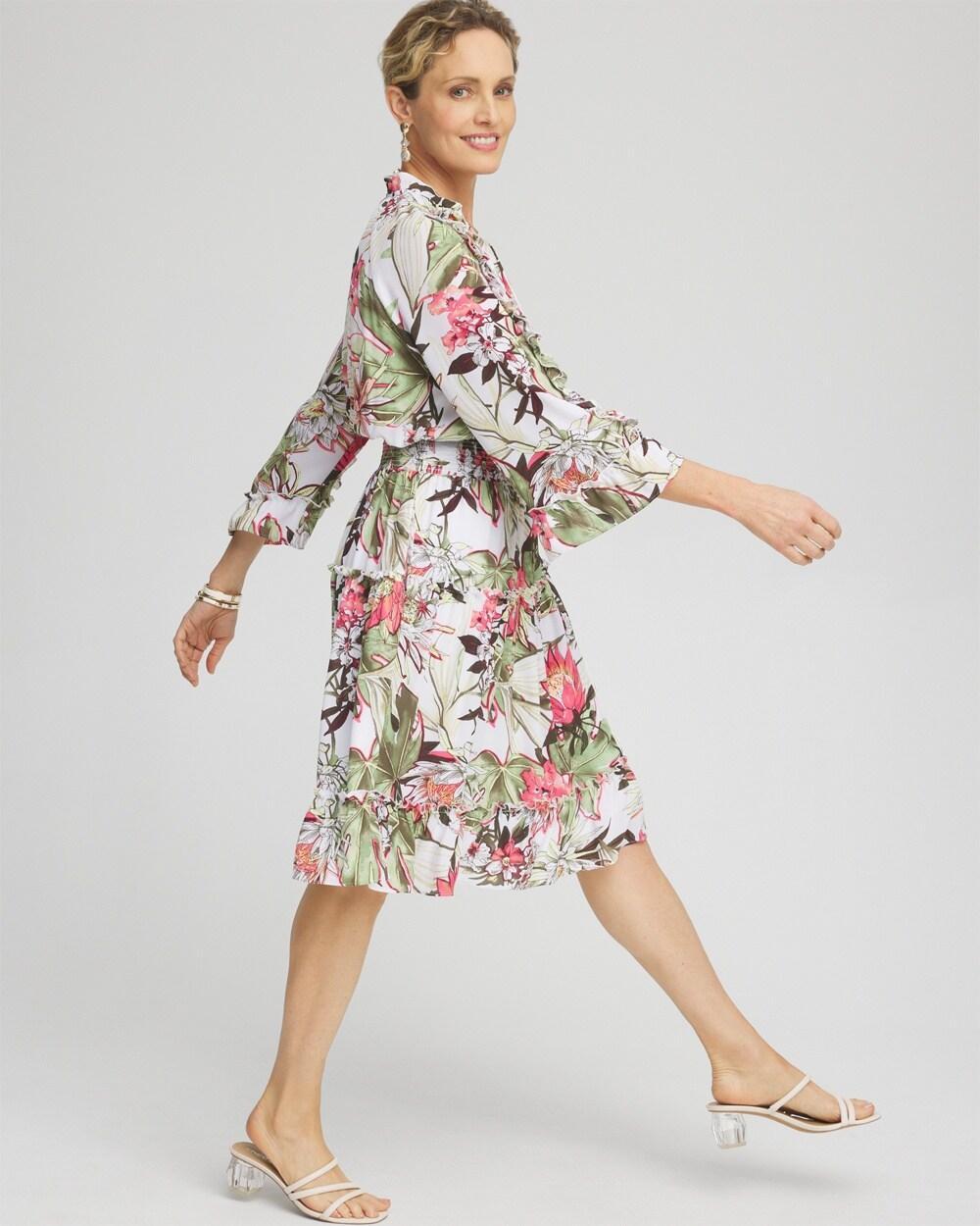 Ruffle Bell Sleeve Dress Product Image