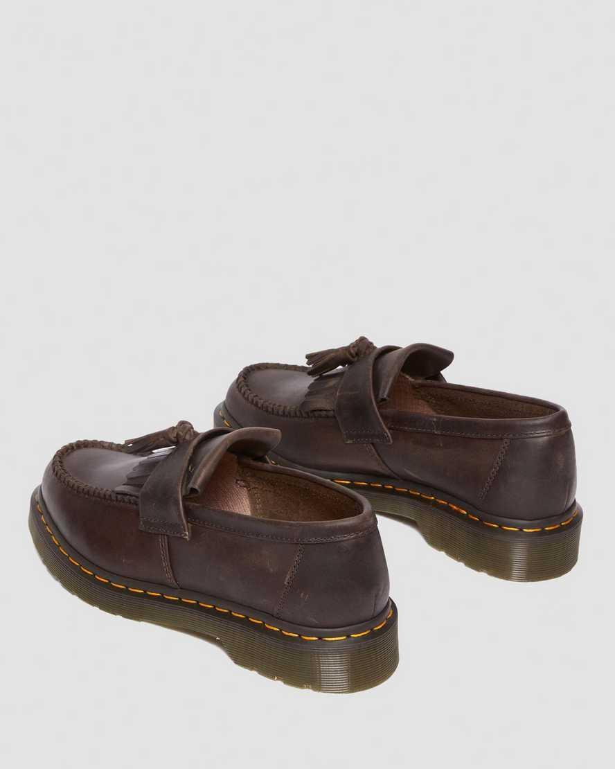 Dr. Martens Mens Adrian Leather Fringe Tassel Detail Loafers Product Image