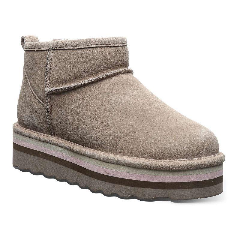 Bearpaw Retro Shorty Women's Suede Winter Boots, Size: 10, Iced Brown Solid Product Image
