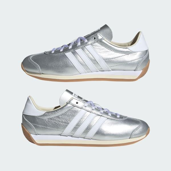 adidas Country OG Shoes Silver Metallic 8.5 Womens Product Image
